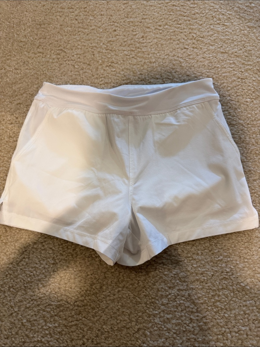 Girls Fila White Shorts
